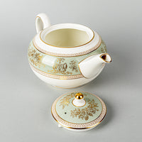 WEDGWOOD Gold Columbia Green Tea Service 5pcs