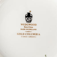 WEDGWOOD Gold Columbia Green Tea Service 5pcs