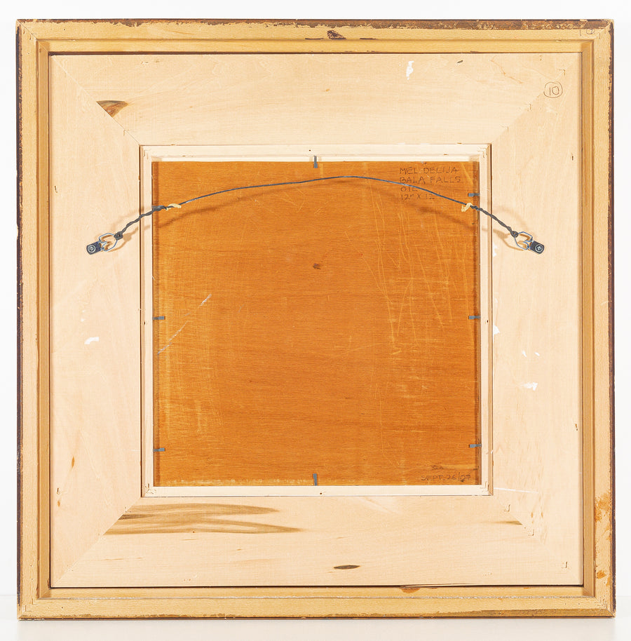 Mel Delija (Canadian 20th C) "Bala Falls" Oil On Board