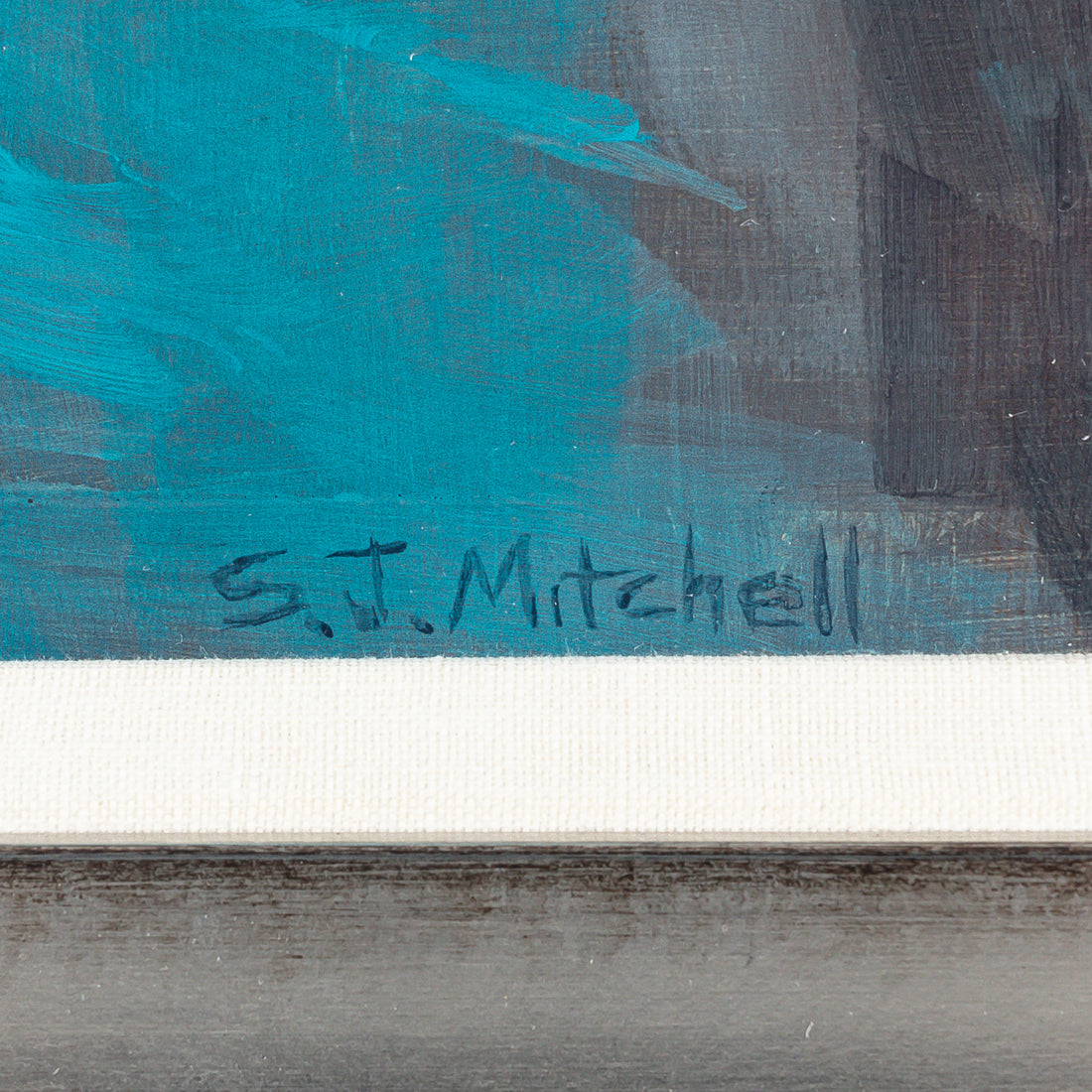 Steve Mitchell (English 20th C) "Ballerinas In Blue"