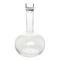 GEORG JENSEN Ole Palsby Sterling Collar Crystal Decanter