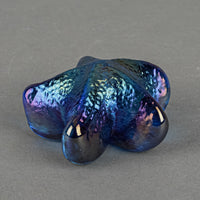 ROBERT HELD ART GLASS Iridescent Starfish Paperweight