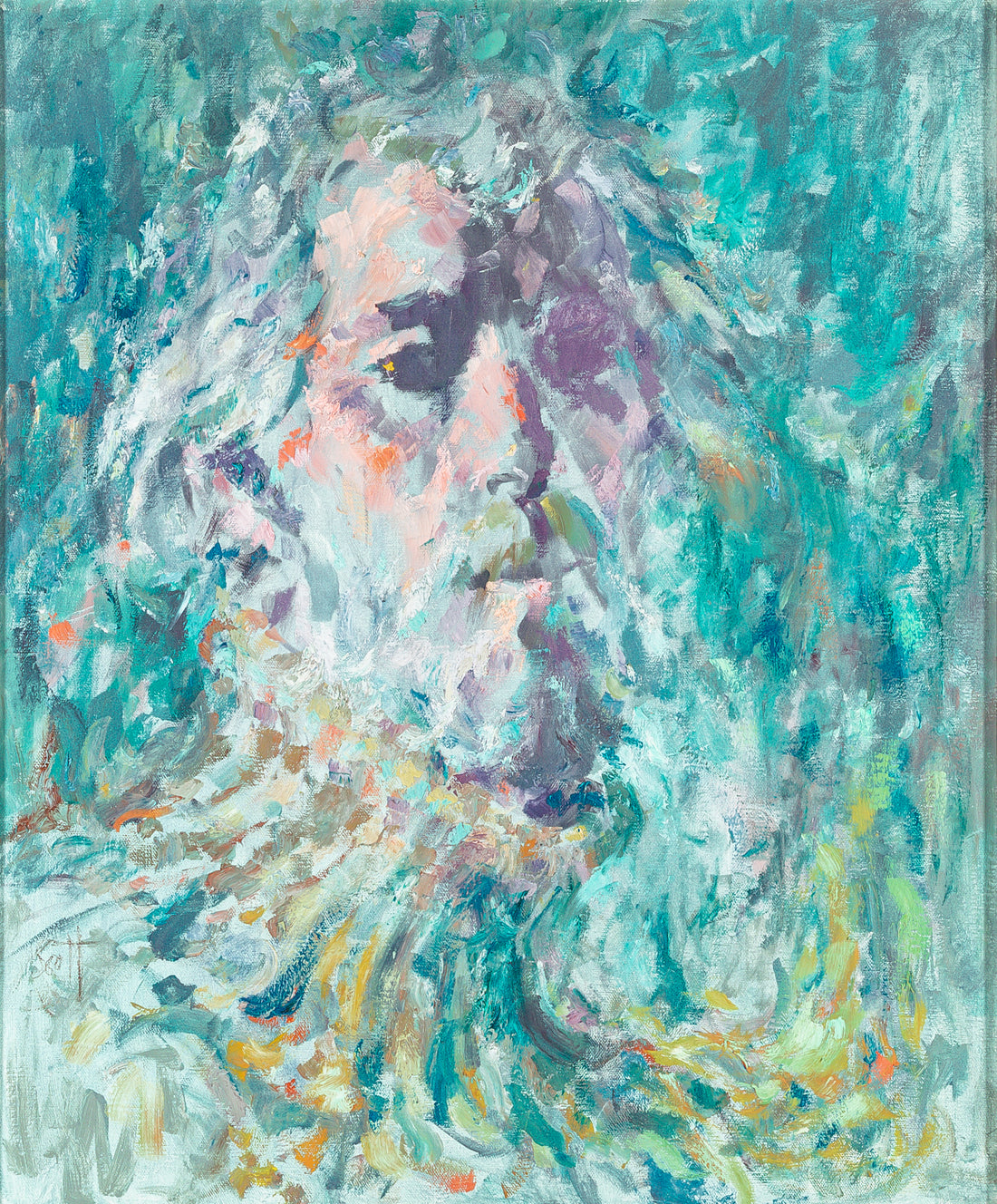 Gerald William Scott (Canadian     1926-2003) Self-Portrait