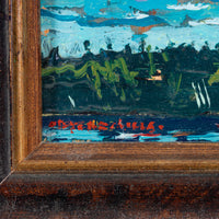 Peter Mills (Canadian) "Source Lake" Acrylic On Board