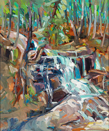 Mel Delija (Canadian 20th C)           "Near High Falls"