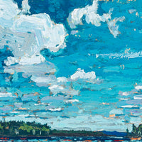 Peter Mills (Canadian) "Source Lake" Acrylic On Board