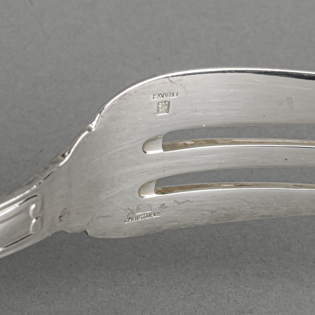 CHRISTOFLE Vendome-Arcantia Silver Plate Serving Fork