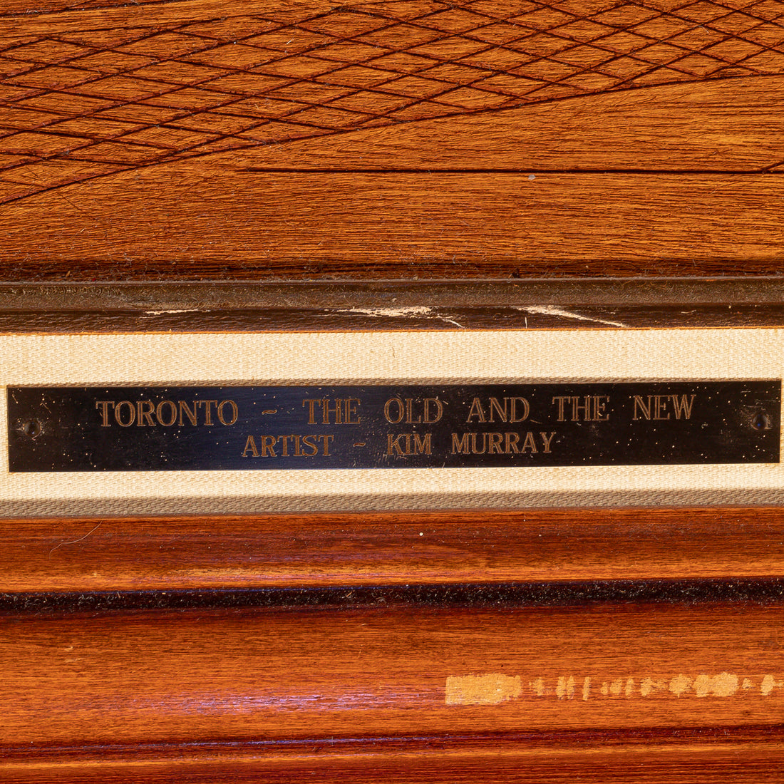 Kim Murray (Canadian 20th C)   "Toronto - The Old & The New"