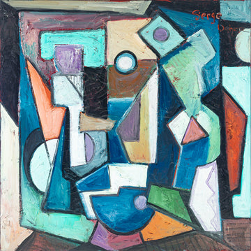 Serge Deherian (Canadian 1955)    Untitled Abstract