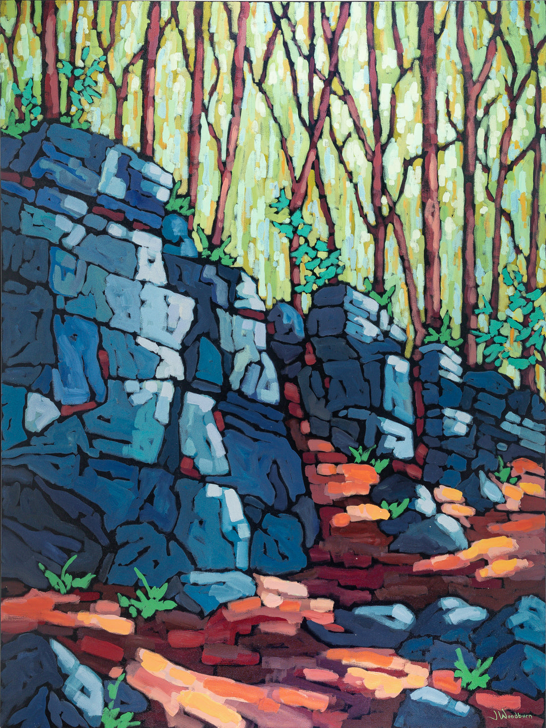 Jennifer Woodburn (Canadian         20th C) "Morning Glory"