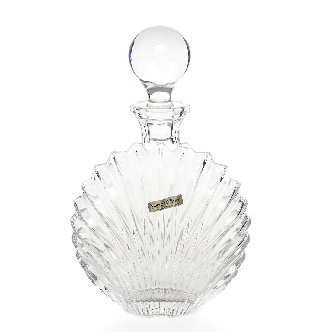 VILLEROY AND BOCH Platano Crystal Decanter & Stopper