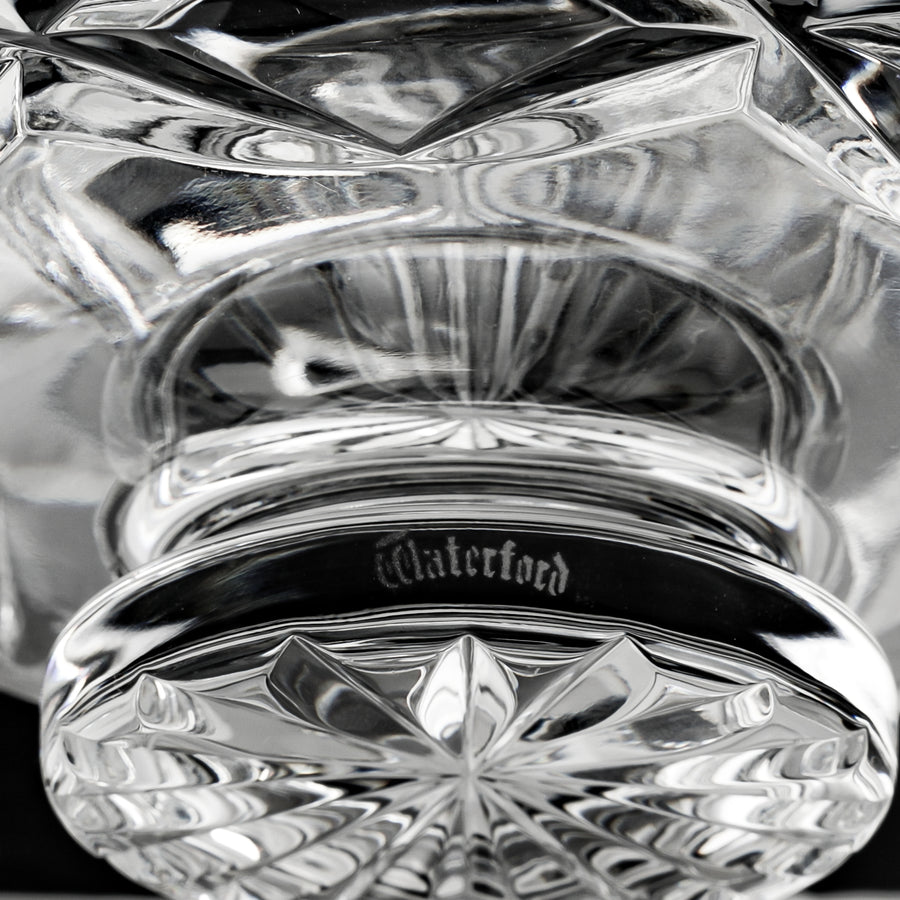 WATERFORD Crystal Footed Bowl Scalloped Edge