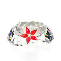 SWAROVSKI Poinsettia Tea Light/Votve Candle Holder 895391