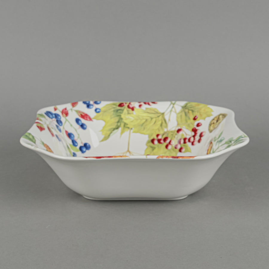 SPODE Woodland Harvest Square Serving Bowl