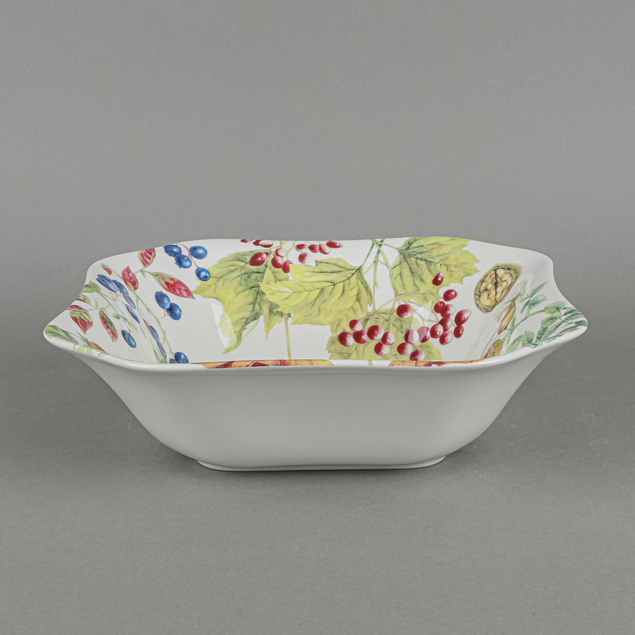 SPODE Woodland Harvest Square Serving Bowl