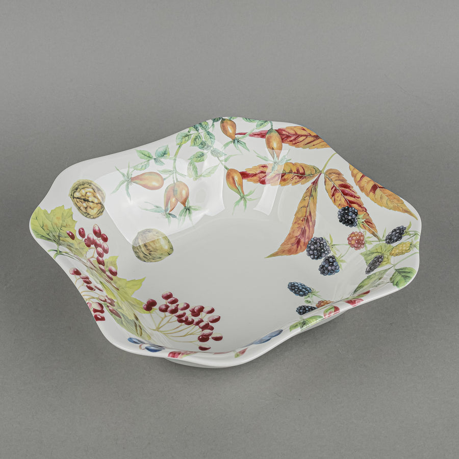 SPODE Woodland Harvest Square Serving Bowl