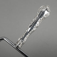 BIRKS Louis XV Sterling Handle Stainless Steel Wire Cheese Cutter