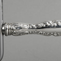 BIRKS Louis XV Sterling Handle Stainless Steel Wire Cheese Cutter