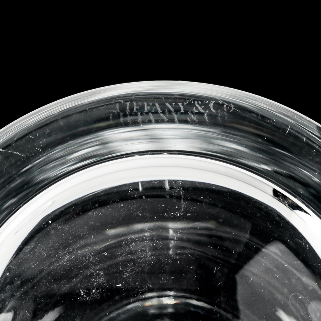 TIFFANY & CO Nite Set - Crystal Carafe & Tumbler 2pcs