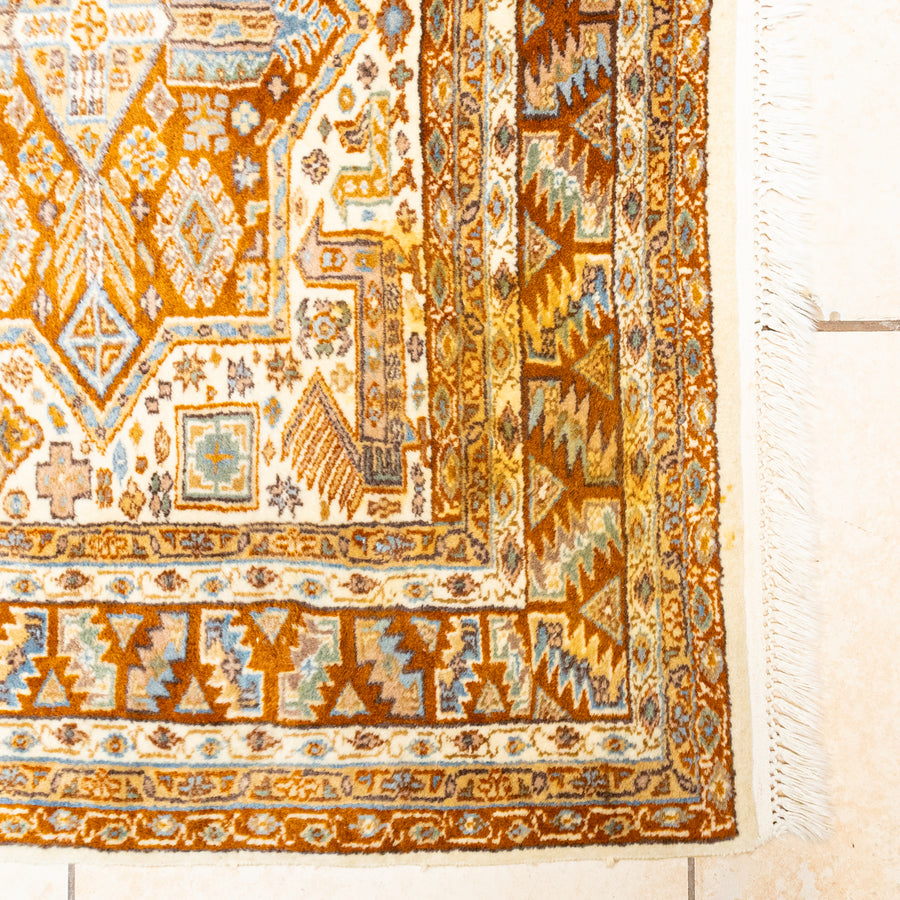 Hand Knotted Wool Kafkaz Rug 78"x48"