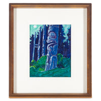 Robert Francis Michael McInnis (Canadian 1942) "Totems At Midnight"