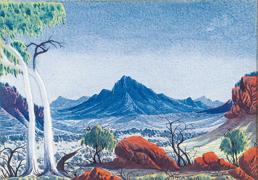 Enos Namatjira (Aboriginal Australian 1920-1960) Untitled