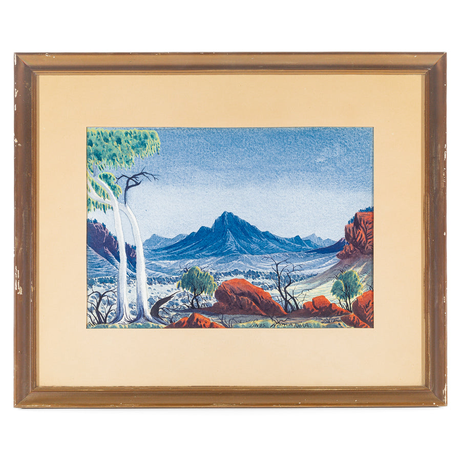 Enos Namatjira (Aboriginal Australian 1920-1960) Untitled