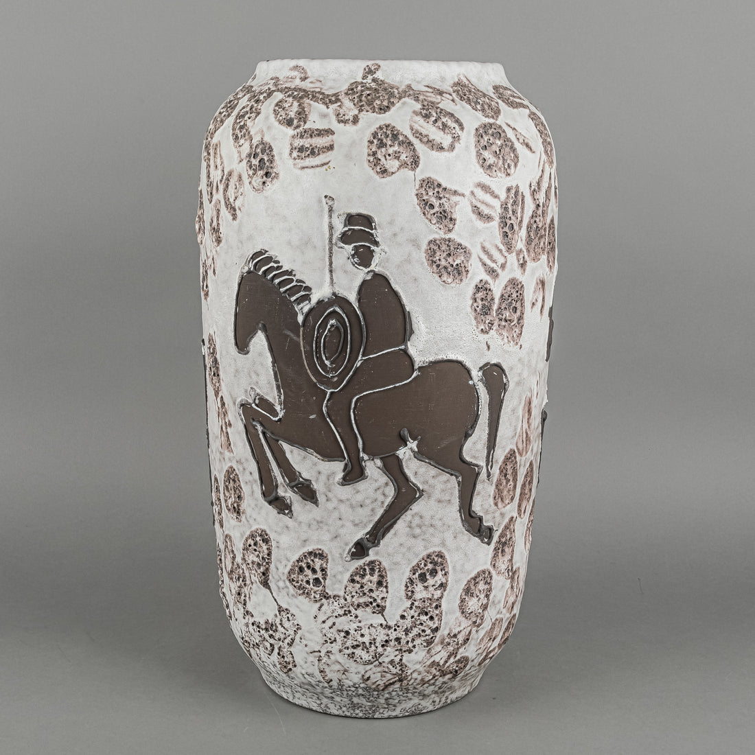 SCHEURICH 517-38 "Rider" Ceramic Floor Vase