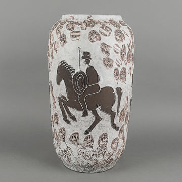 SCHEURICH 517-38 "Rider" Ceramic Floor Vase