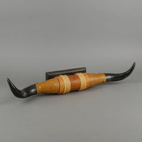 Mounted Bull Horns