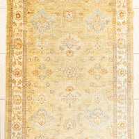 Hand Knotted Wool Turkish Oushak Style Rug 72"x48"