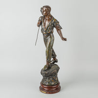 After Adrien Gaudez (French 19th C) "Bergere" & "Bucheron"