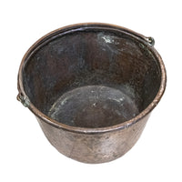 W.HEYSER Vintage Copper Pot With Wrought Steel Handle