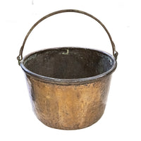 W.HEYSER Vintage Copper Pot With Wrought Steel Handle