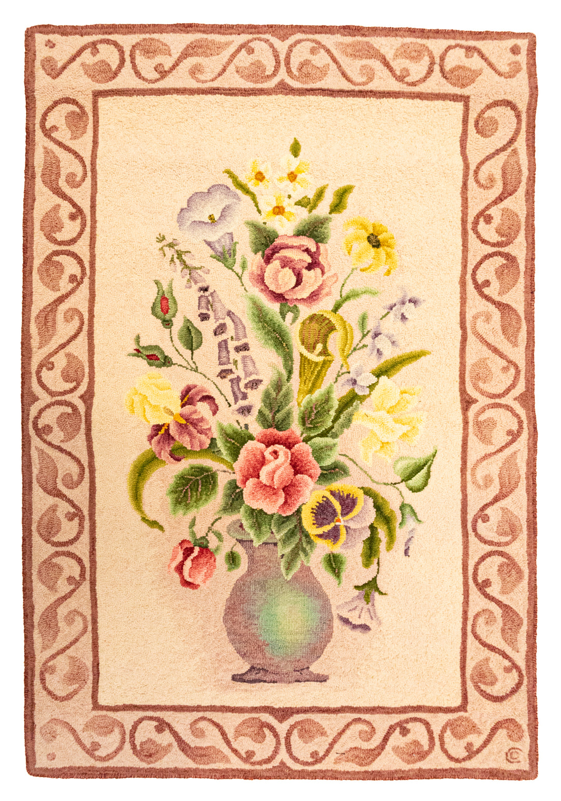 RITTERMERE Verano Hooked Rug Wall Hanging
