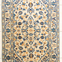 Hand Knotted Wool Kashan Style Rug
