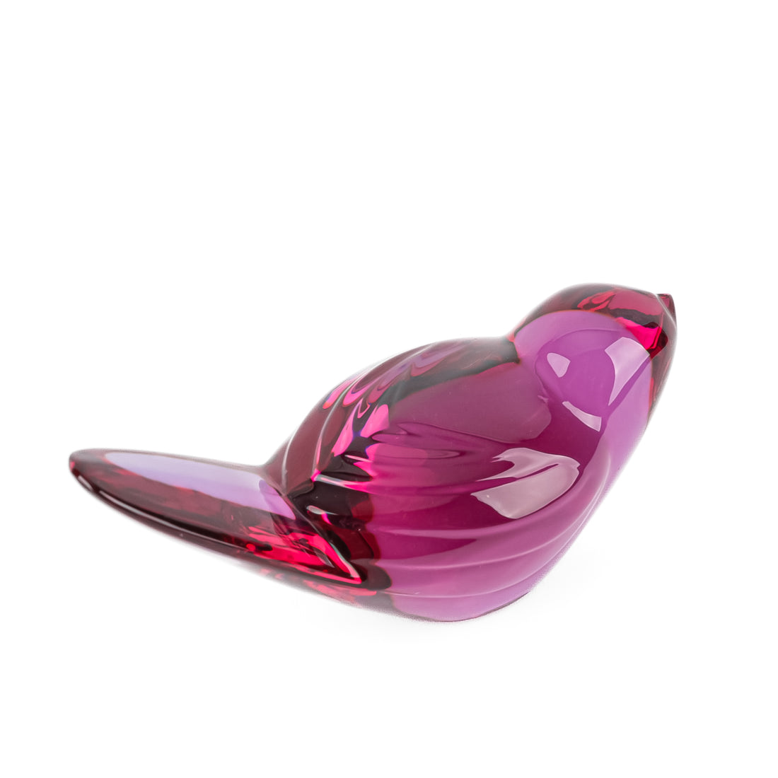 BACCARAT Figurine Oiseau/Titi Bird Purple