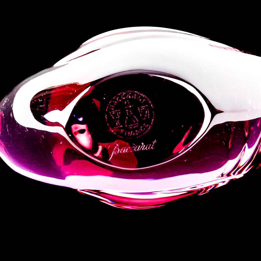 BACCARAT Figurine Oiseau/Titi Bird Purple