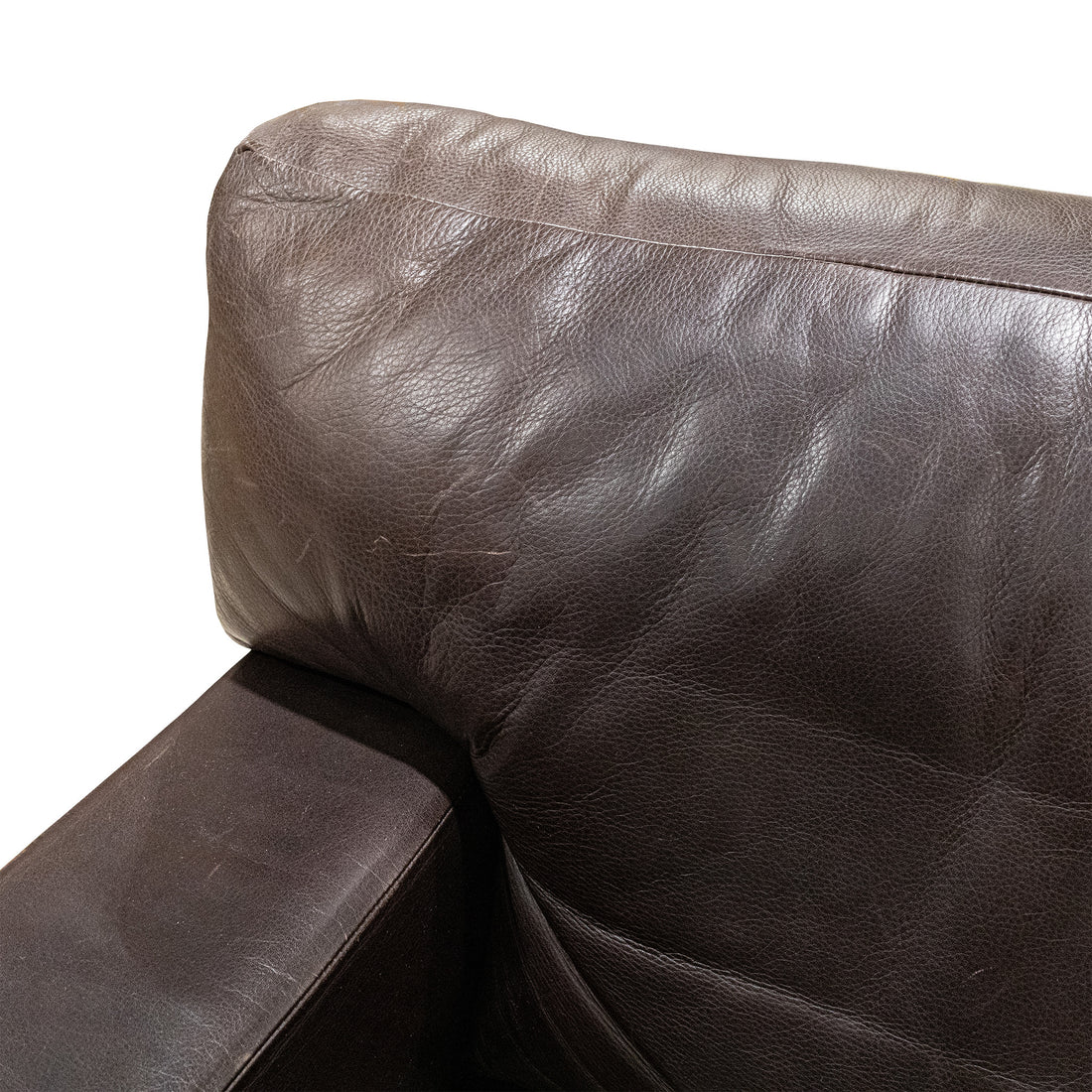 Brown Leather Sofa