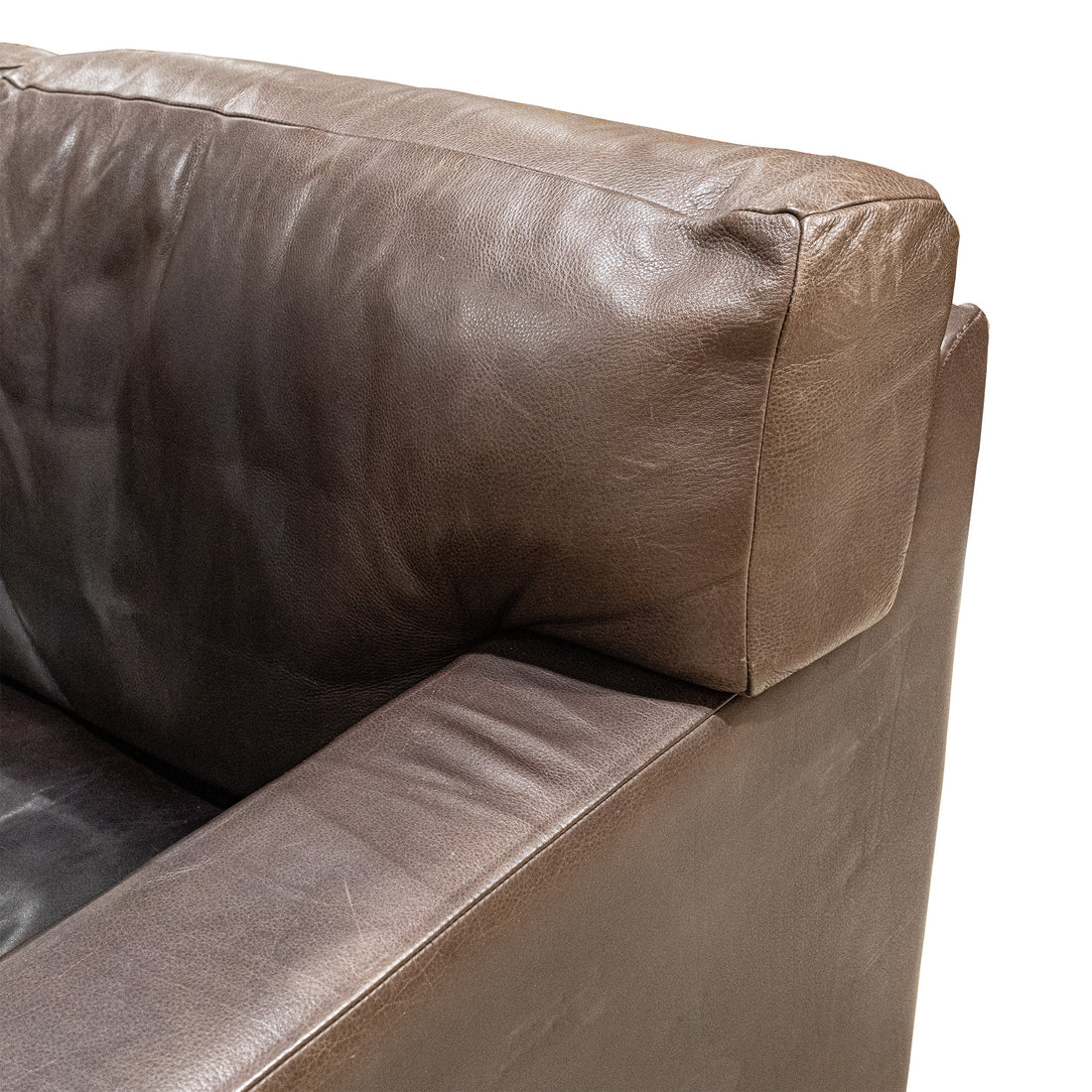 Brown Leather Sofa