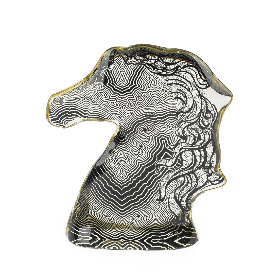 ABRAHAM PALATNIK Lucite Animal - Horse Head
