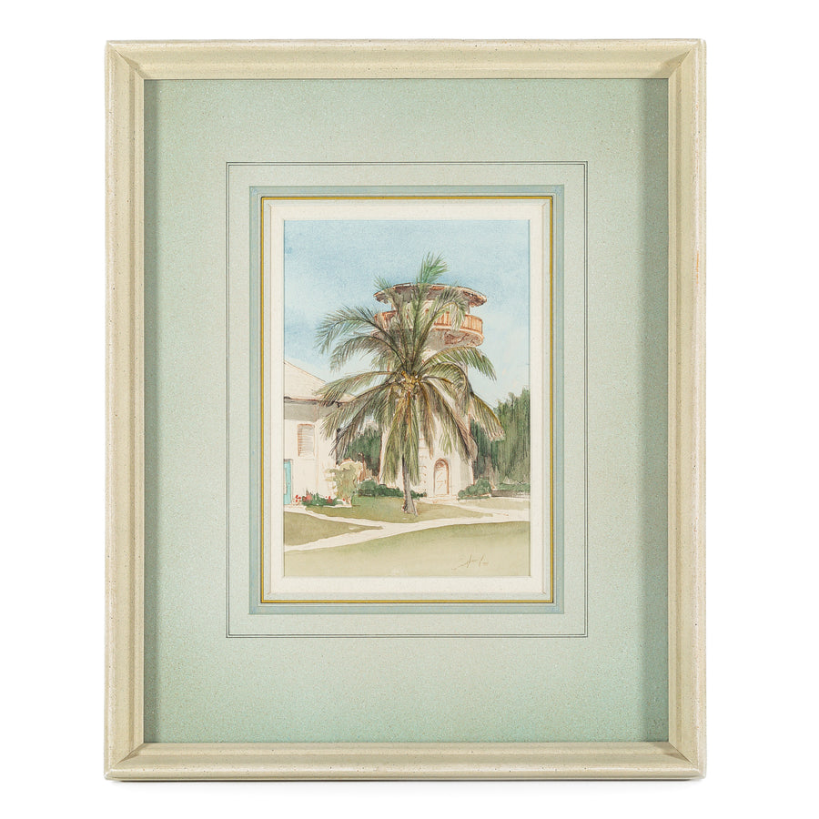 Harry Coughey (Canadian           20th C) Palm Tree