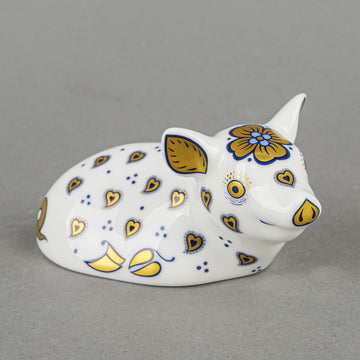ROYAL CROWN DERBY Paperweight Chinese New Year Pig