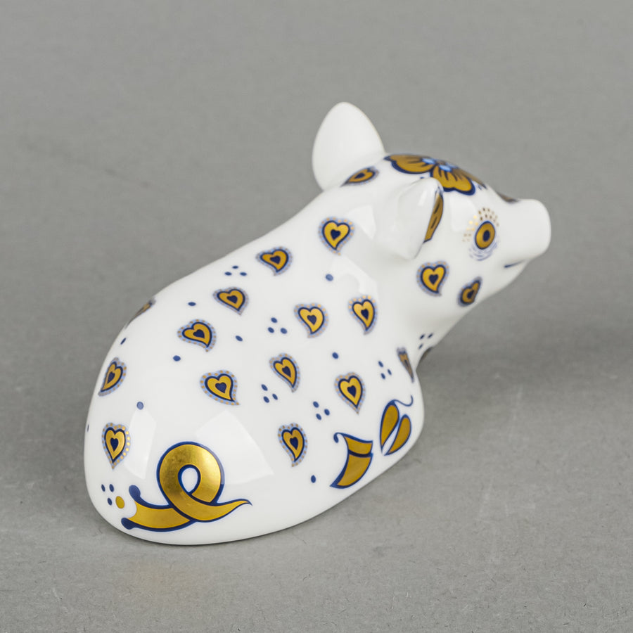 ROYAL CROWN DERBY Paperweight Chinese New Year Pig