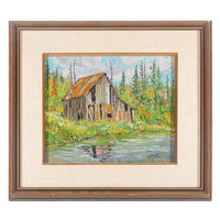 Lawrence Nickel (Canadian 1931-2014)"Barn By Pickerel Creek"
