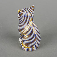 ROYAL CROWN DERBY Paperweight Sitting Kitten