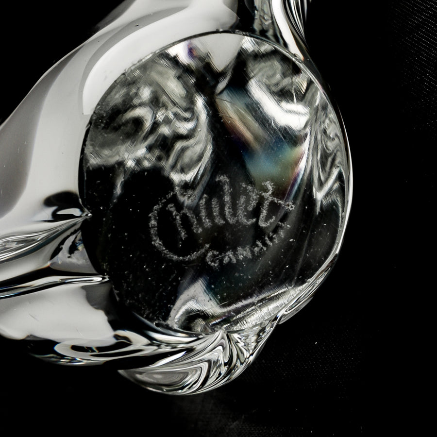 CHALET ART GLASS Swan/Goose - Clear