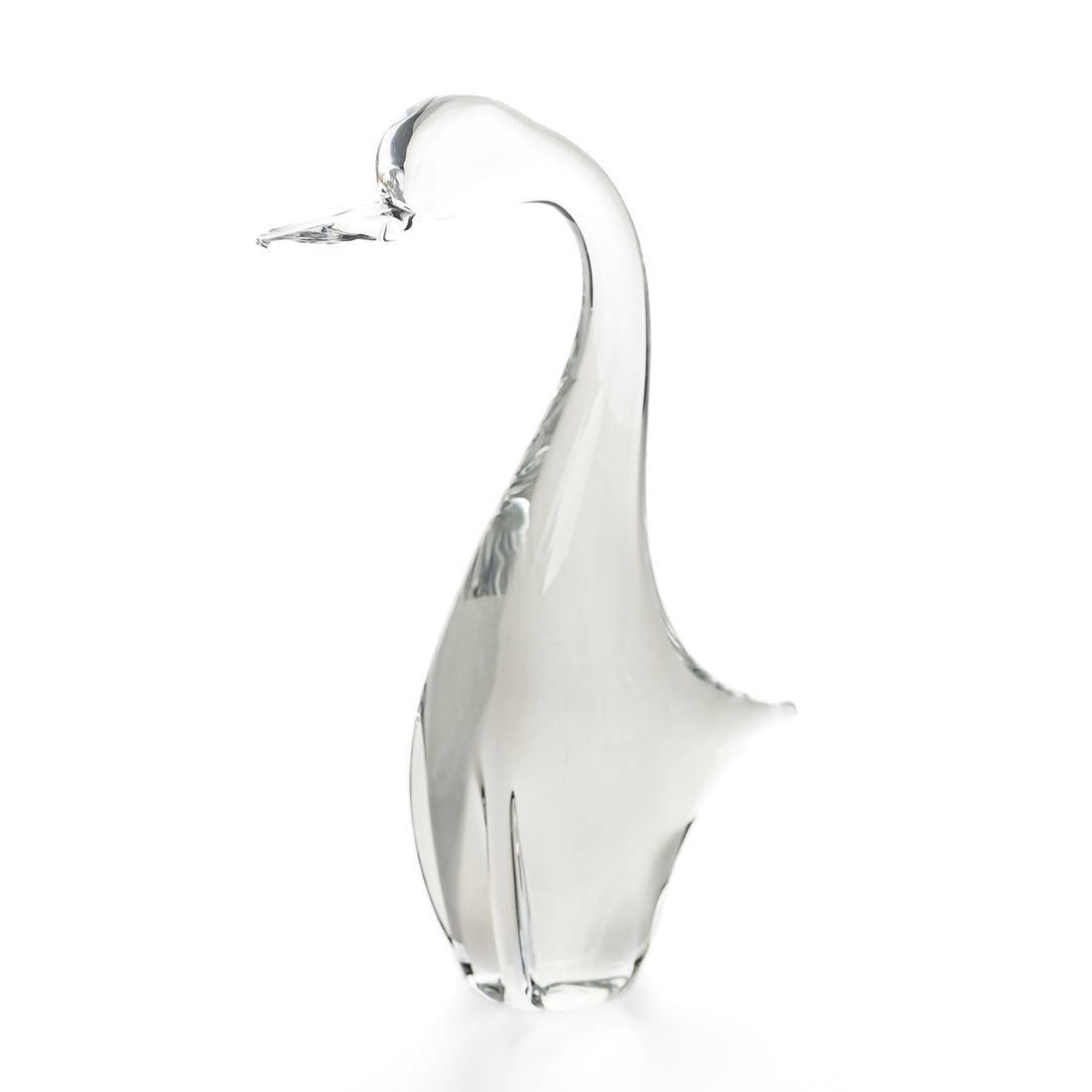 CHALET ART GLASS Swan/Goose - Clear