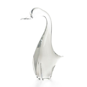 CHALET ART GLASS Swan/Goose - Clear