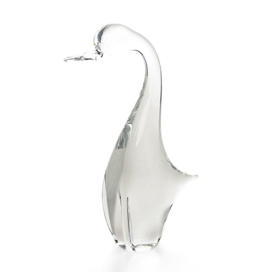 CHALET ART GLASS Swan/Goose - Clear